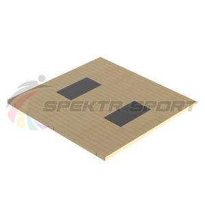 Купить Помост тяжелоатлетический 3х3х0,1м, рез. амортизаторы 1х0,5х0,04м в Комсомольске-на-Амуре 
