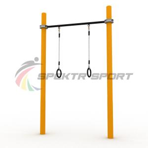 Купить Турник классический для занятий Воркаут с кольцами SP WRK-07 + Rings_76mm в Комсомольске-на-Амуре 