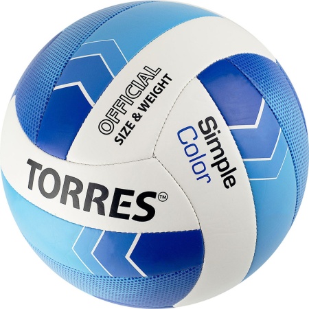 Купить Мяч волейбольный Torres Simple Color любительский р.5 в Комсомольске-на-Амуре 
